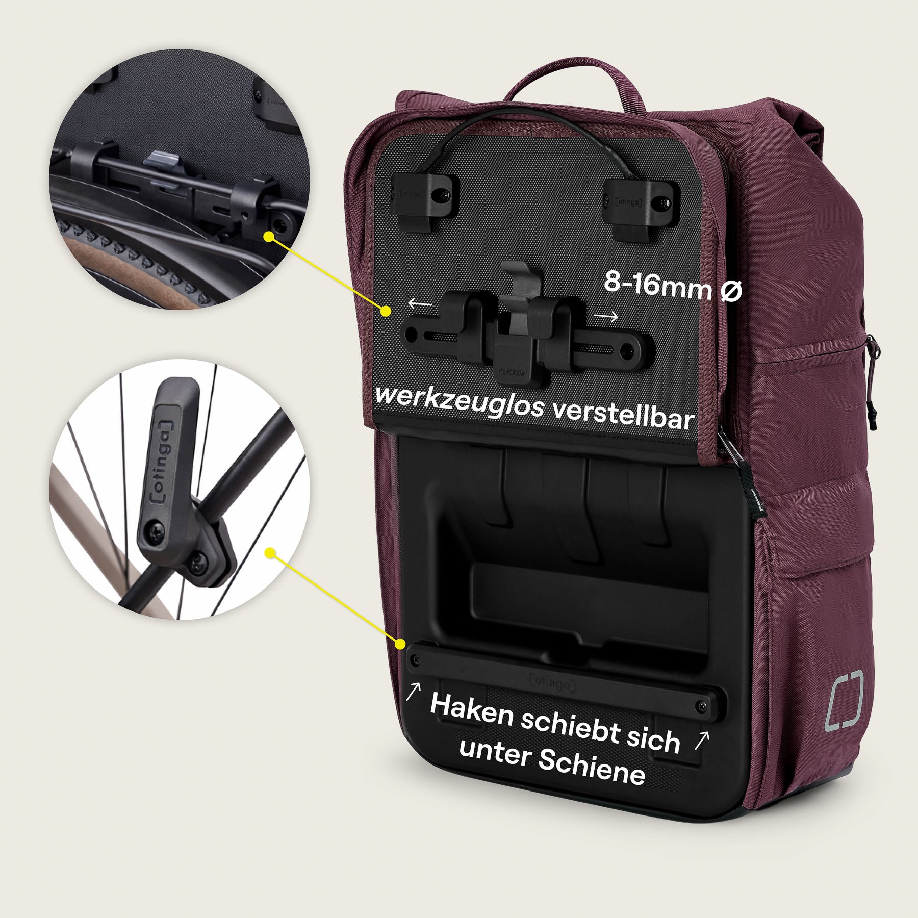 Flip V3 - Rucksack & Fahrradtasche